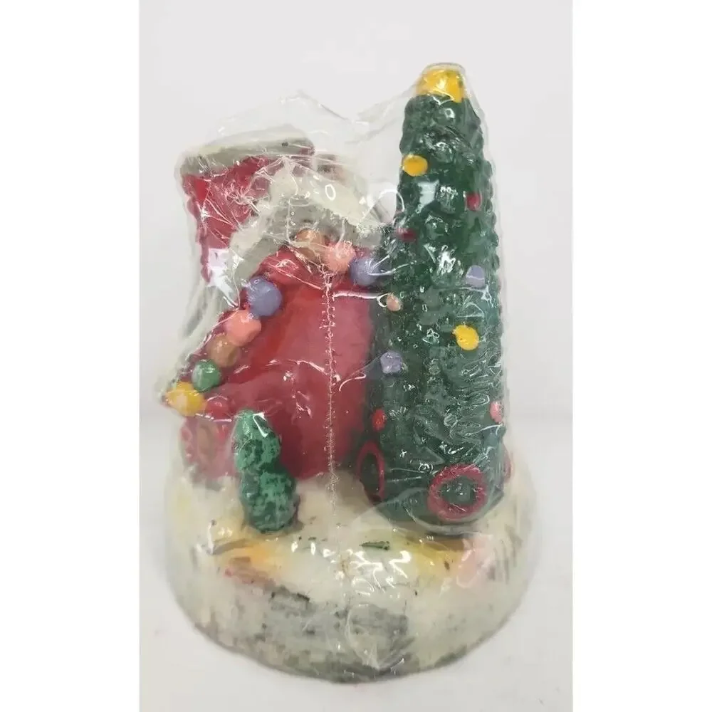 Vintage Wal-Mart Christmas House Candle New‎ in Packaging 4